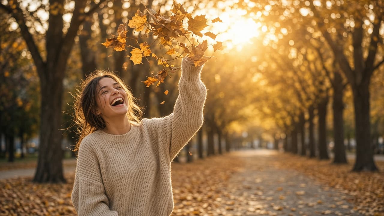 Idei de poze de toamnă aesthetic: lumină, locuri și pozare care nu par forțate